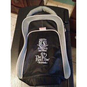 Slazenger Golf Shoe Bag Mint Country Club of Coral Springs Black Rare Members